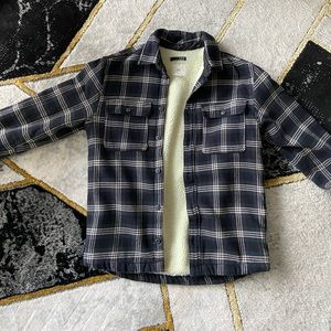 H&M Sherpa lined Overshirt